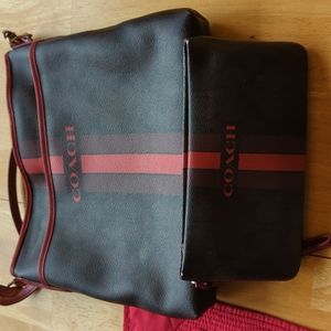 Coach bag and clutch